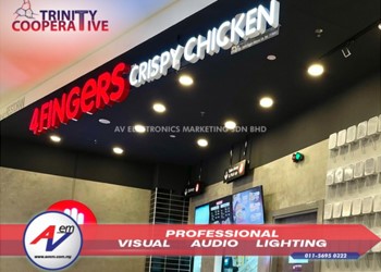 Restaurant & Cafe | 4fingers Crispy Chicken installs Emix Box Speaker - the ultimate sound system for cafe and restaurant